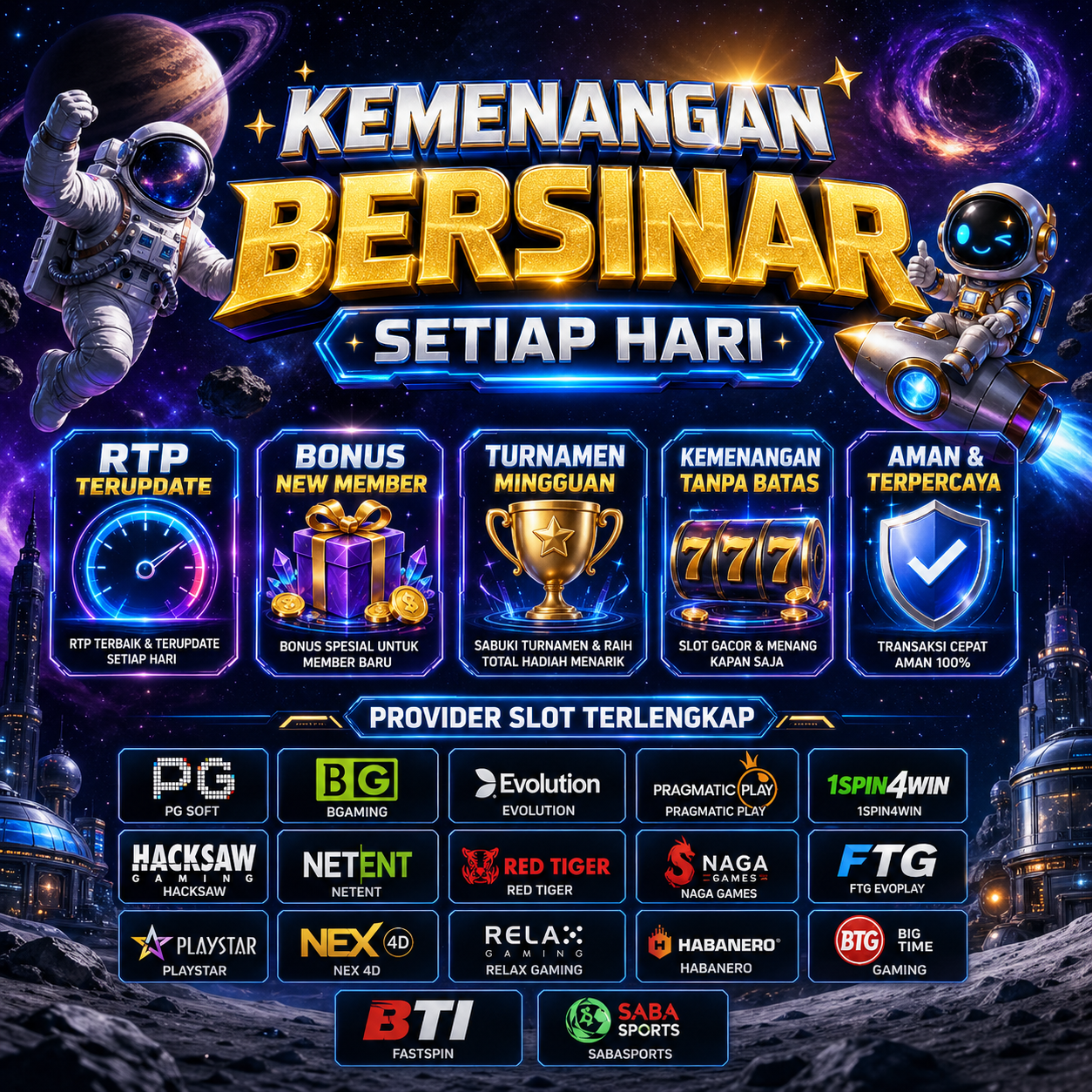 BINTANG189: Kemenangan Bersinar Setiap Hari | Slot Online Terpercaya by Hey siriusly